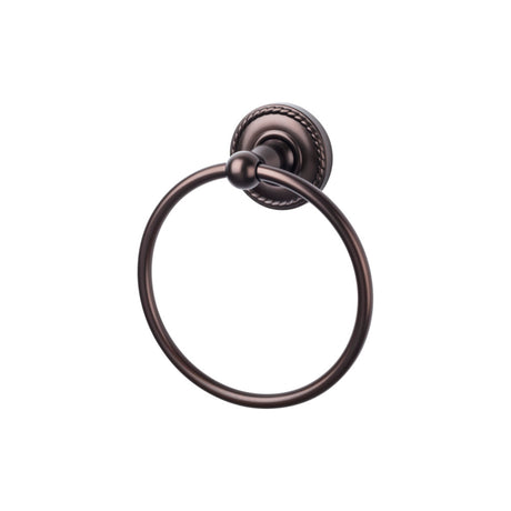 Top Knobs ED5ORBF TOP BATH (R) Edwardian Bath Towel Ring Oil Rubbed Bronze