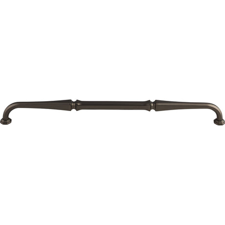 Top Knobs TK345AG Chalet 12" Center to Center Bar Pull Ash Gray