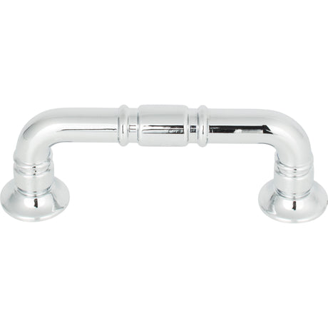 Top Knobs TK1001PC Kent 3" Center to Center Bar Pull Polished Chrome