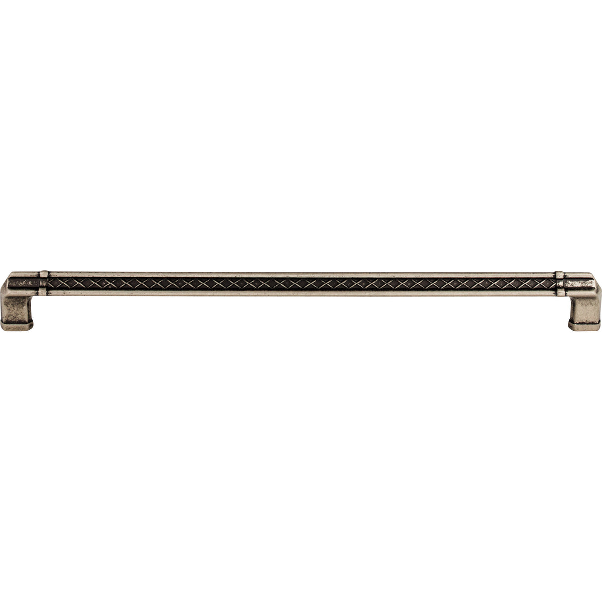 Top Knobs TK207PTA Tower Bridge 12" Center to Center Bar Pull Pewter Antique