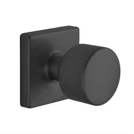 Expressions by Emtek EE3310PGMB Dummy Lock with Page Knob and Square Rose Matte Black
