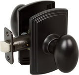 Delaney Hardware 360504 Delaney BP-100T-CN Italian Collection Canova Series Keyed Entry Door Knob Set Black