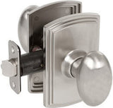 Delaney Hardware 362501 Delaney BP-102T-CN Italian Collection Canova Series Privacy Door Knob Set Satin Nickel