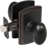 Delaney Hardware 362507 Delaney BP-102T-CN Italian Collection Canova Series Privacy Door Knob Set Oil Rubbed Bronze