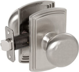 Delaney Hardware 362601 Delaney BP-102T-SN Italian Collection Santo Series Privacy Door Knob Set Satin Nickel