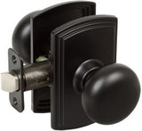 Delaney Hardware 362604 Delaney BP-102T-SN Italian Collection Santo Series Privacy Door Knob Set Black