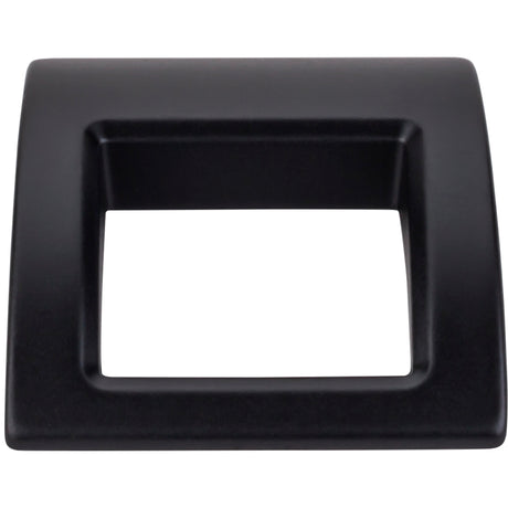 Top Knobs TK616BLK Tango Center to Center Finger Pull Flat Black