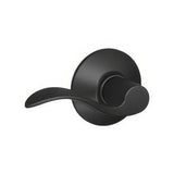 Schlage F10ACC622 matte black passage door lever