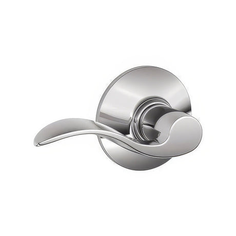 Schlage F10ACC625 polished chrome passage door lever