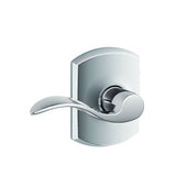 Schlage F10ACC625GRW bright chrome passage door lever