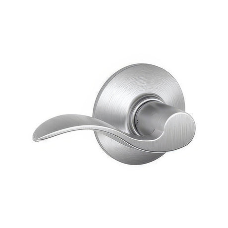 Schlage F10ACC626 satin chrome passage door lever