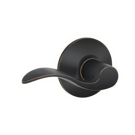 Schlage F10ACC716 aged bronze passage door lever