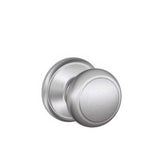 Schlage F10AND626 satin chrome passage door knob