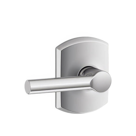 Schlage F10BRW625GRW bright chrome passage door lever