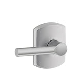 Schlage F10BRW626GRW satin chrome passage door lever