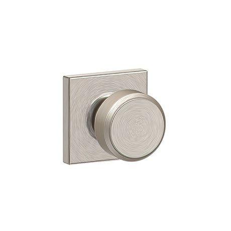 Schlage F10BWE619COL satin nickel passage door knob