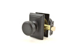 Schlage F10BWE622ADD matte black passage door knob