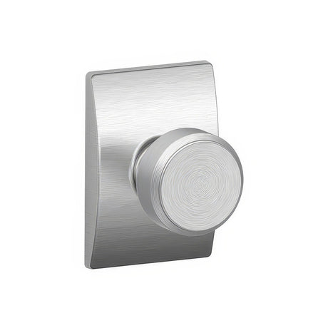 Schlage F10BWE626CEN satin chrome passage door knob