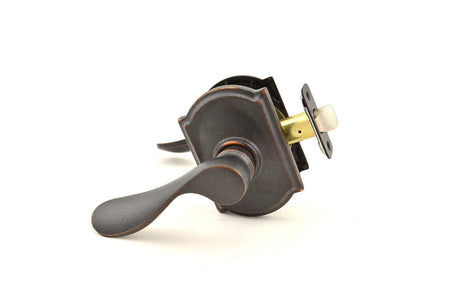 Schlage F10CHP716CAM aged bronze passage door lever