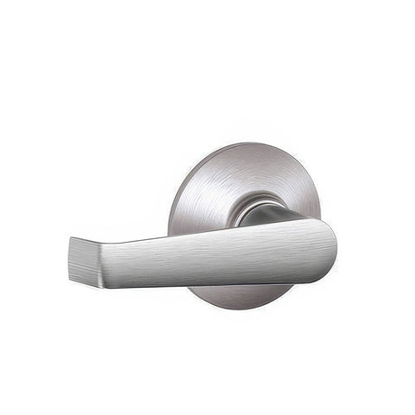 Schlage F10ELA626 satin chrome passage door lever