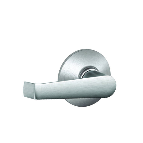 Schlage F10FELA626 satin chrome passage door lever