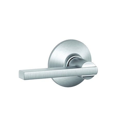 Schlage F10FLAT626 satin chrome passage door lever