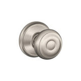 Schlage F10GEO619 satin nickel passage door knob