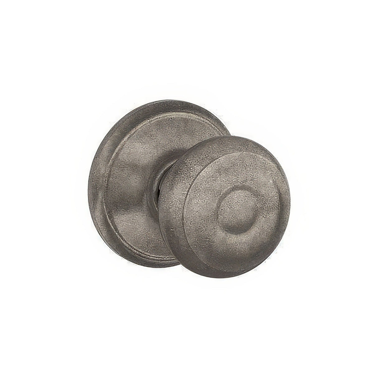 Schlage F10GEO621 distressed nickel passage door knob