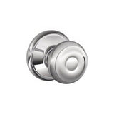 Schlage F10GEO625 polished chrome passage door knob