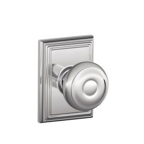 Schlage F10GEO625ADD polished chrome passage door knob