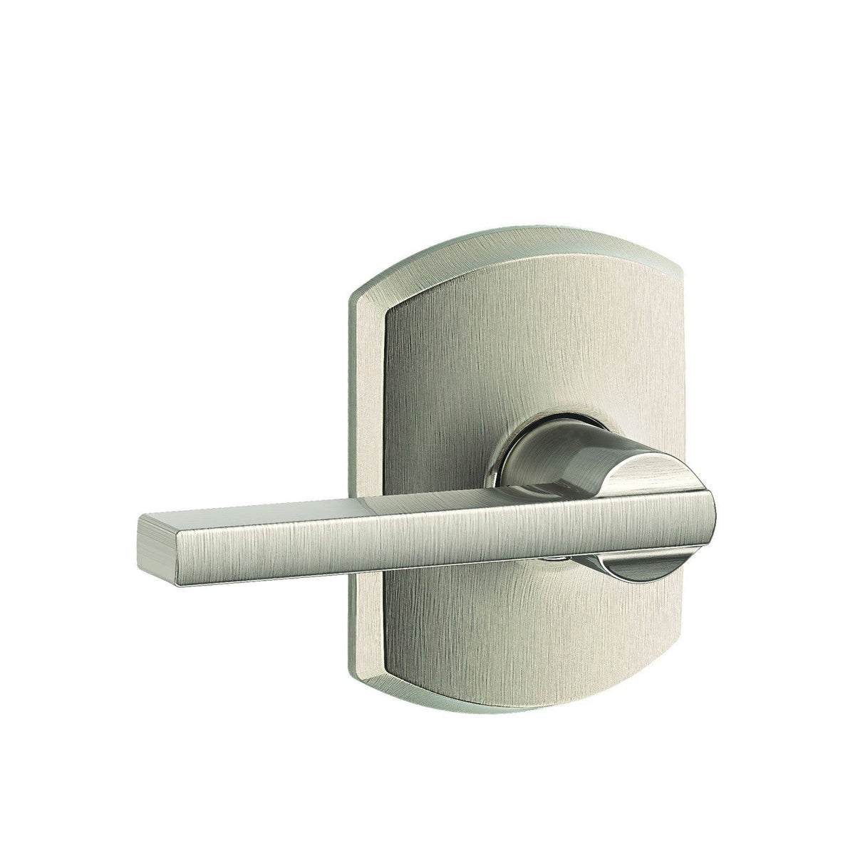 Schlage F10LAT619GRW F Series passage passage door lever, additional view