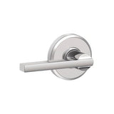 Schlage F10LAT625GSN bright chrome passage door lever