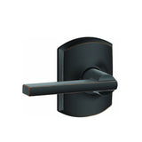 Schlage F10LAT716GRW F Series passage passage door lever, additional view