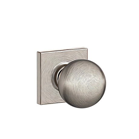 Schlage F10ORB619COL satin nickel passage door knob