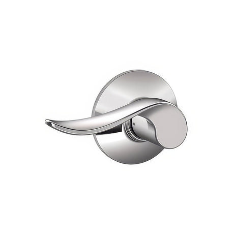 Schlage F10SAC625 bright chrome passage door lever