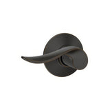 Schlage F10SAC716 aged bronze passage door lever