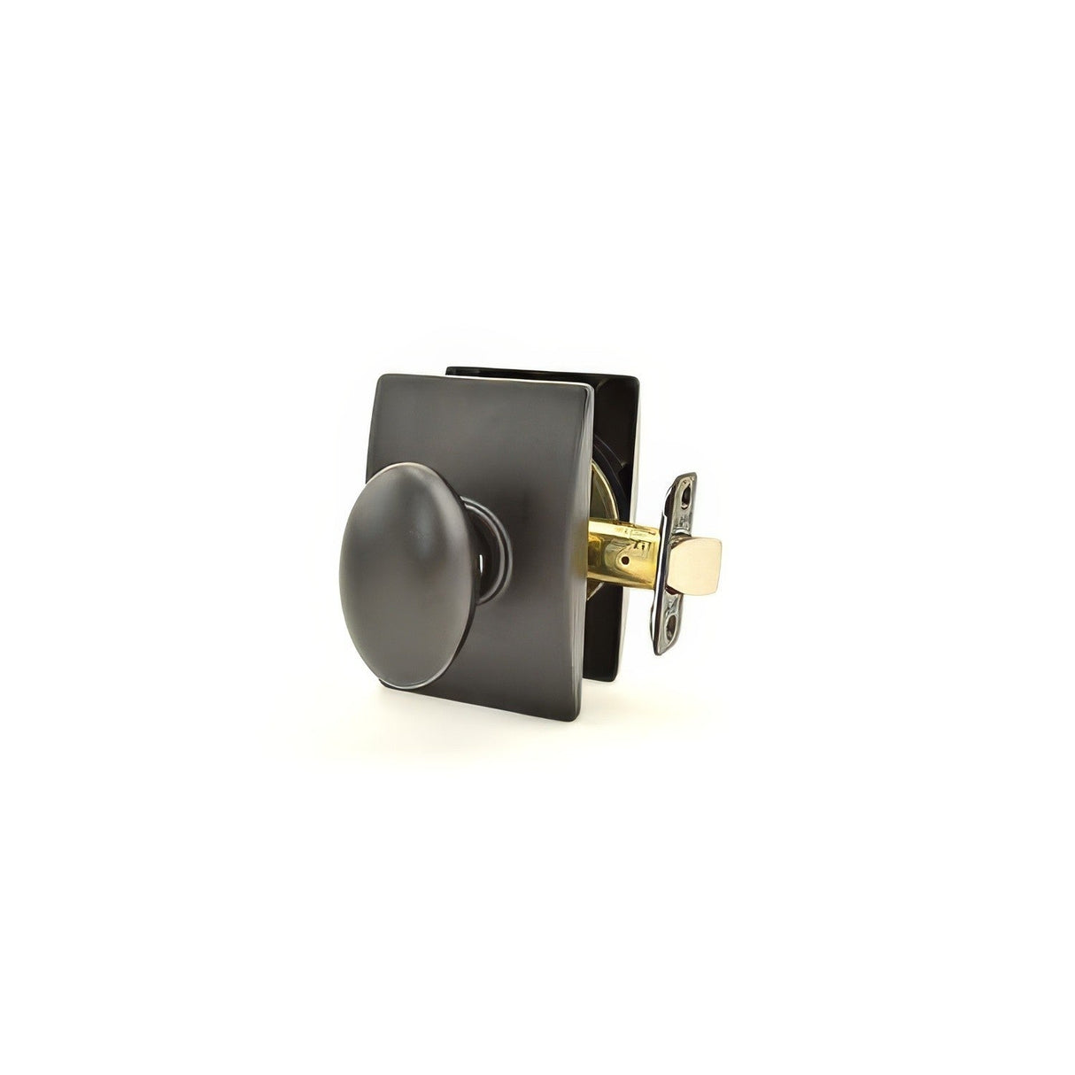 Schlage F10SIE622CEN matte black passage door knob
