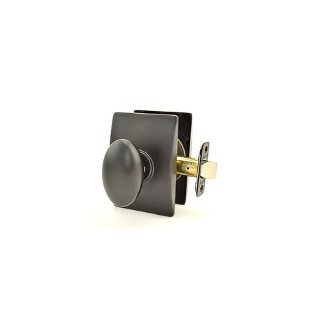 Schlage F10SIE622CEN matte black passage door knob