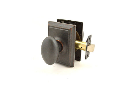 Schlage F10SIE716ADD aged bronze passage door lever