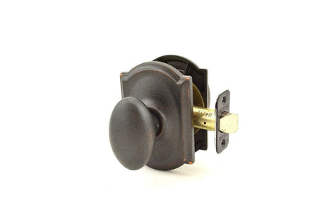 Schlage F10SIE716CAM aged bronze passage door lever