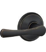 Schlage F10VLA716 aged bronze passage door lever