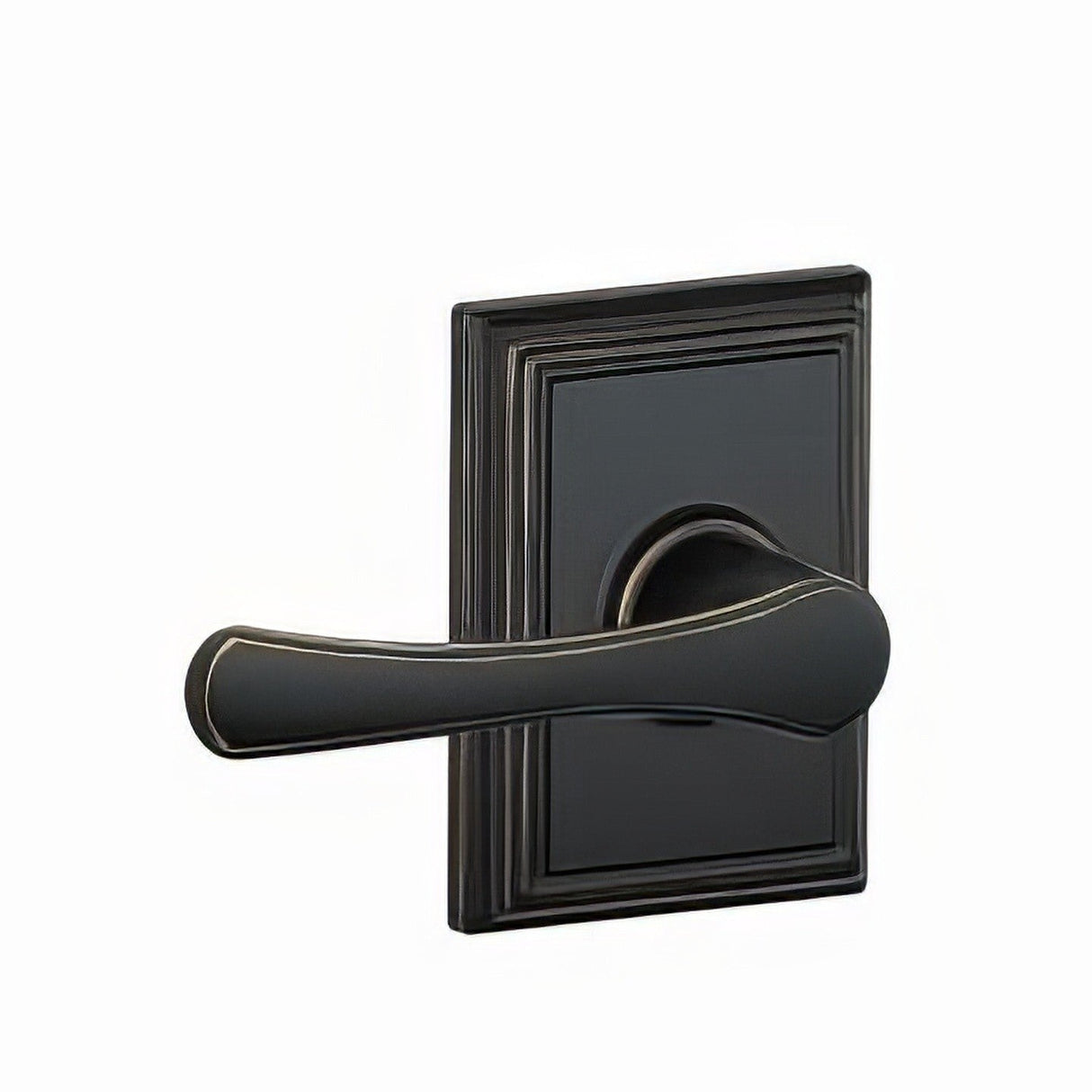Schlage F10VLA716ADD aged bronze passage door lever