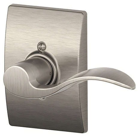 Schlage F170ACC619CENRH satin nickel dummy door lever