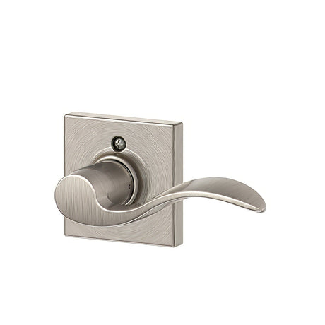 Schlage F170ACC619COLRH satin nickel dummy door lever