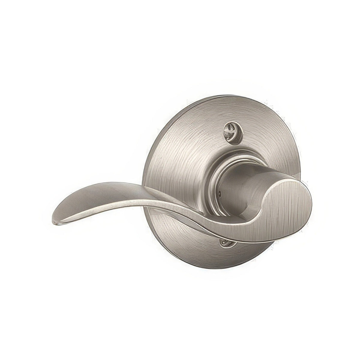 Schlage F170ACC619LH satin nickel dummy door lever