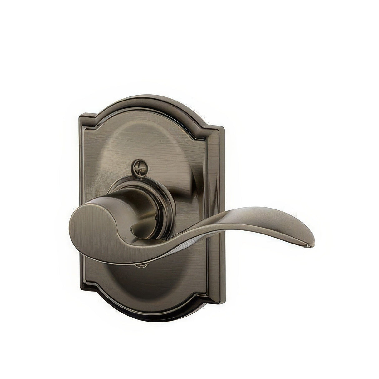 Schlage F170ACC620CAMRH antique pewter dummy door lever