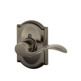 Schlage F170ACC620CAMRH antique pewter dummy door lever