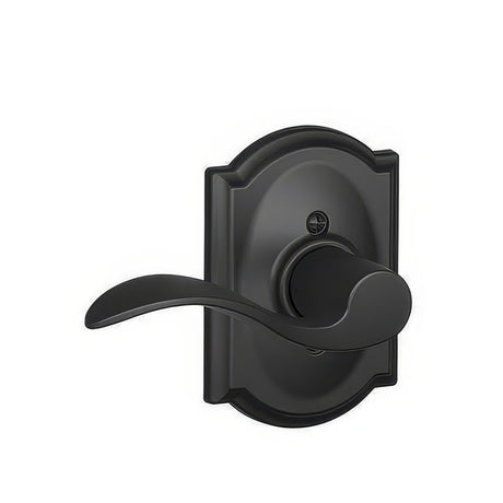 Schlage F170ACC622CAMLH matte black dummy door lever