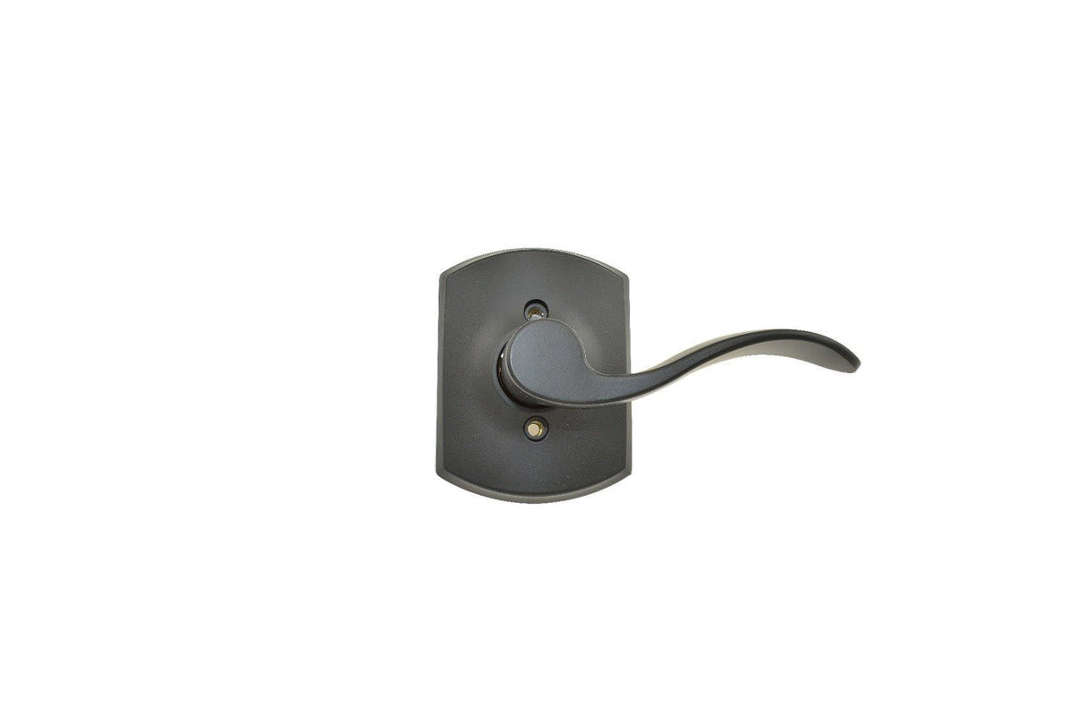 Schlage F170ACC622GRWRH matte black dummy door knob