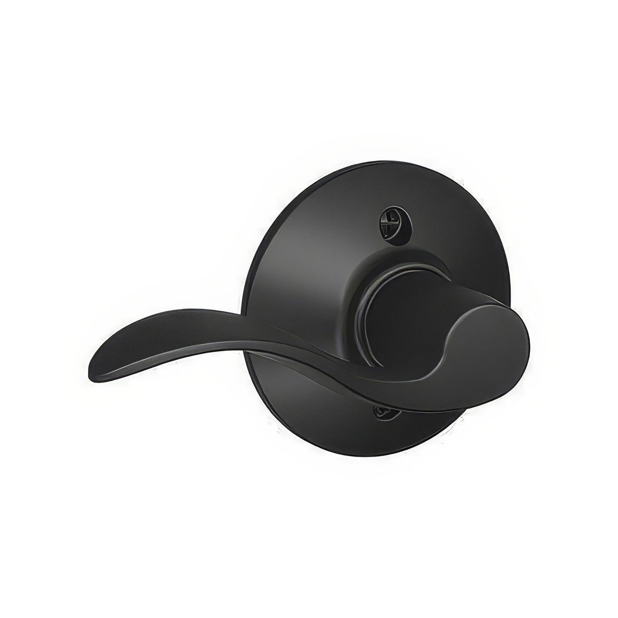 Schlage F170ACC622LH matte black dummy door lever